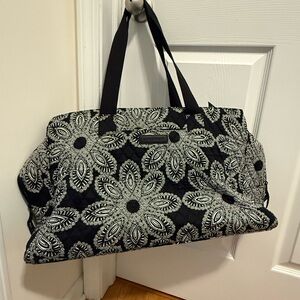 Vera Bradley Black and White Patterned Travel Bag